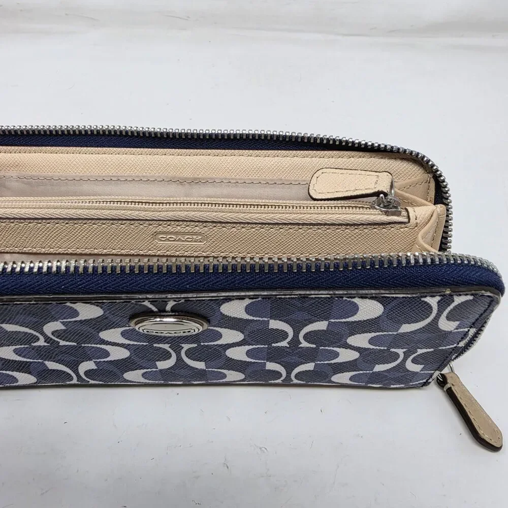 Coach F27350 Peyton Dream C Zip Top Tote Shoulder Bag Monogram Matching Wallet